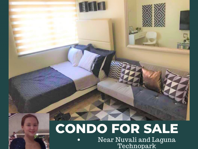 23K a Month New Ready to Move-in Condo for Sale near Nuvali and Laguna Technopark
