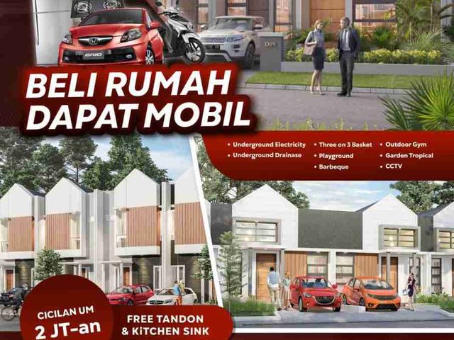 Rumah Modern Eksklusif Lokasi Strategis di Taman Sidoarjo Free Mobil