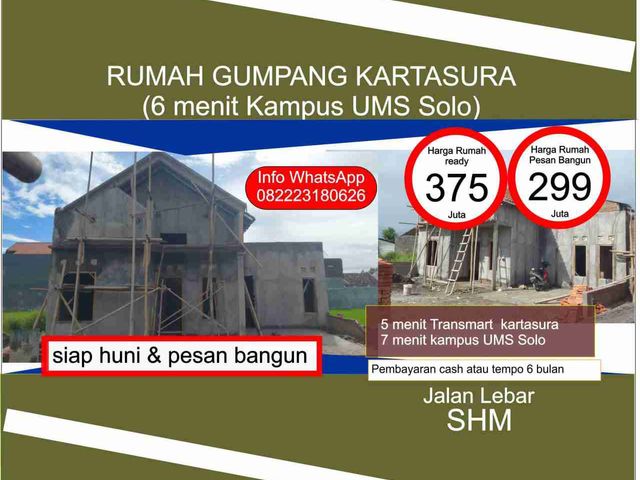 rumah Kartasura siap huni Perumahan Kartasura ready Rumah Gumpang kartasura ready Perumahan Gumpang kartasura siap huni Rumah Solo ready Perumahan sol