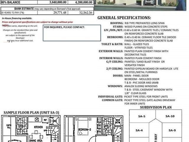 Affordable Pre-selling 52.5sqm Townhomes with 3 Bedrooms FOR SALE in Caloocan City (PH2903)