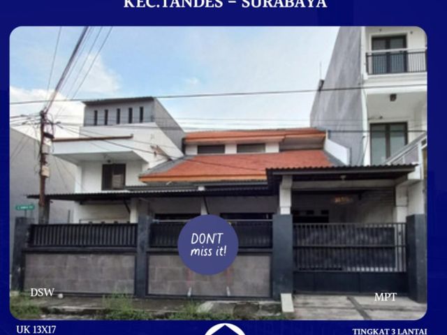 DIJUAL RUMAH MANUKAN SURABAYA TANDES