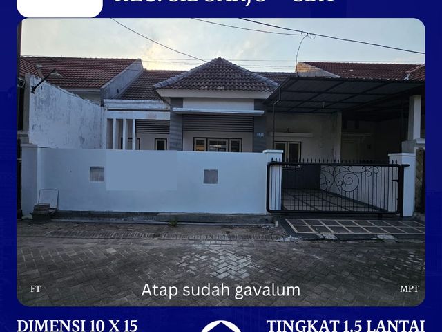 Dijual Rumah Puri Indah Sidoarjo Kota 950 Juta Nego SHM Atap Galvalum