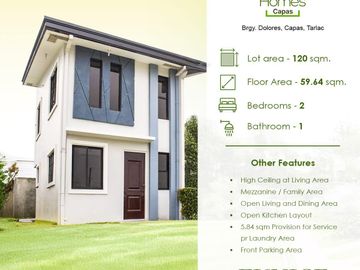 FOR ONLY 15,500 MONTHLY  CAPAS TARLAC AS EUNICE SA PRE SELLING