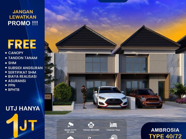 Rumah Grand North Menganti Hulaan Tlogobedah Gresik Surabaya Free Biaya Ringan Murah