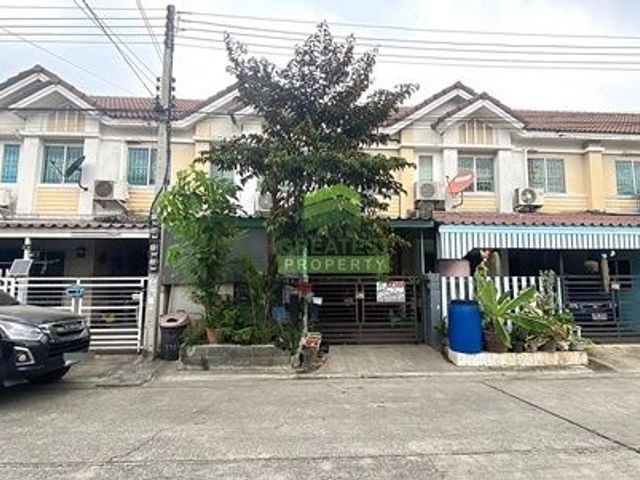 หมู่บ้านพฤกษา 46 บ้านใหม่ ติวานนท์ ขายด่วน ทาวน์เฮ้าส์ 2 ชั้น เนื้อที่ 16.10 ตร.ว ทำเลดี ต่อเติมครบ ราคาต่อรองได้
