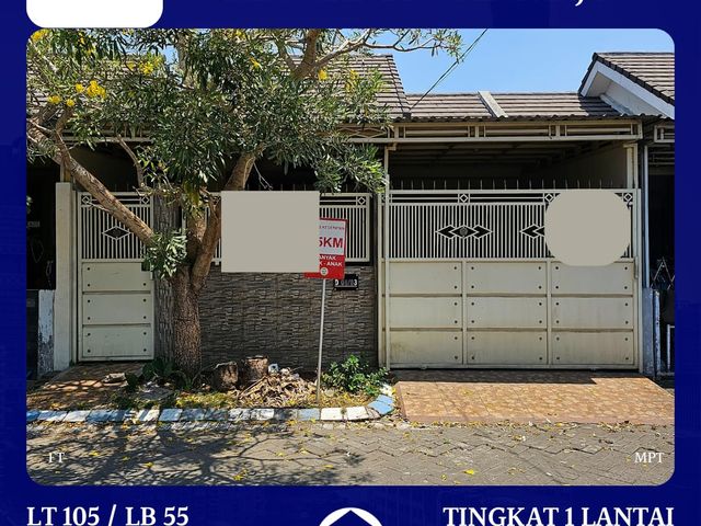 Rumah Taman Anggun Sejahtera 4 Sidoarjo 550 Juta Nego SHM Hadap Timur