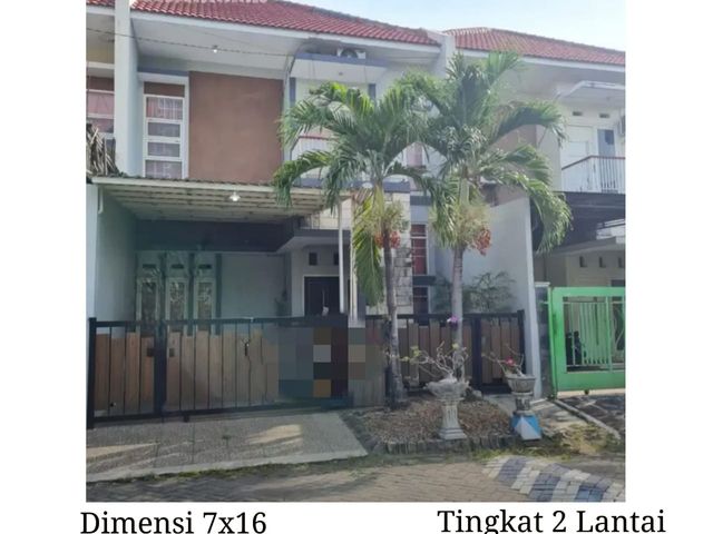 Dijual Rumah Taman Wisata Tropodo Sidoarjo 990 Juta SHM Hadap Selatan
